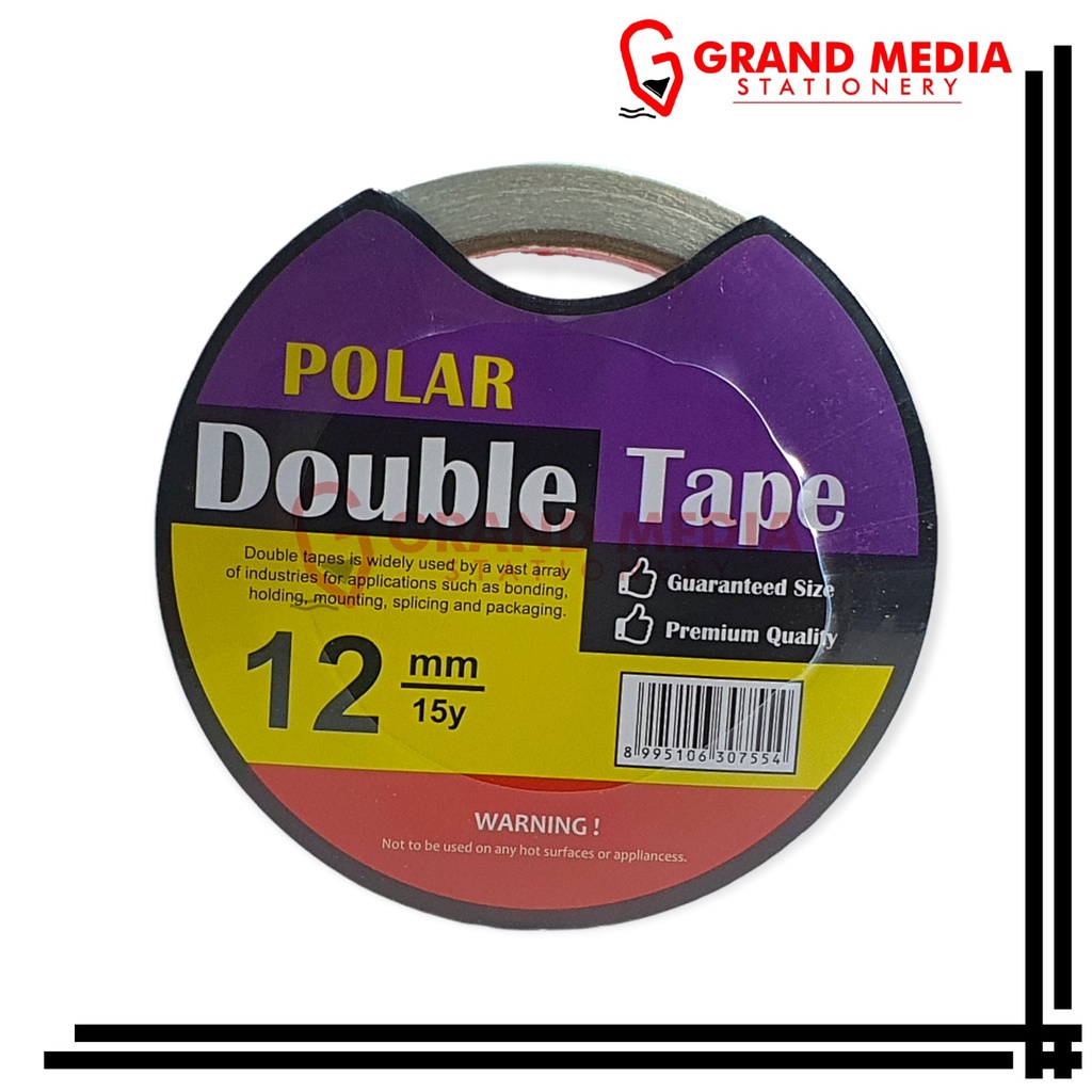 

[GRAND MEDIA] DOUBLE TAPE POLAR 12MM / 1 PCS