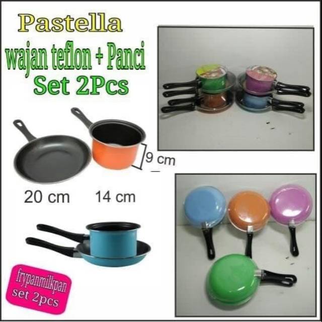 TEFLON + PANCI SPATULA (PASTELA) ANTI LENGKET 1 SET ISI 2 PCS