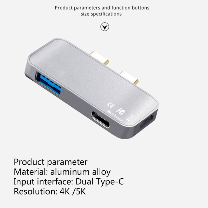 Vivi HUB Docking Station Thunderbolt 3 SSD 5 in 1 4k HDMI Usb 3.0