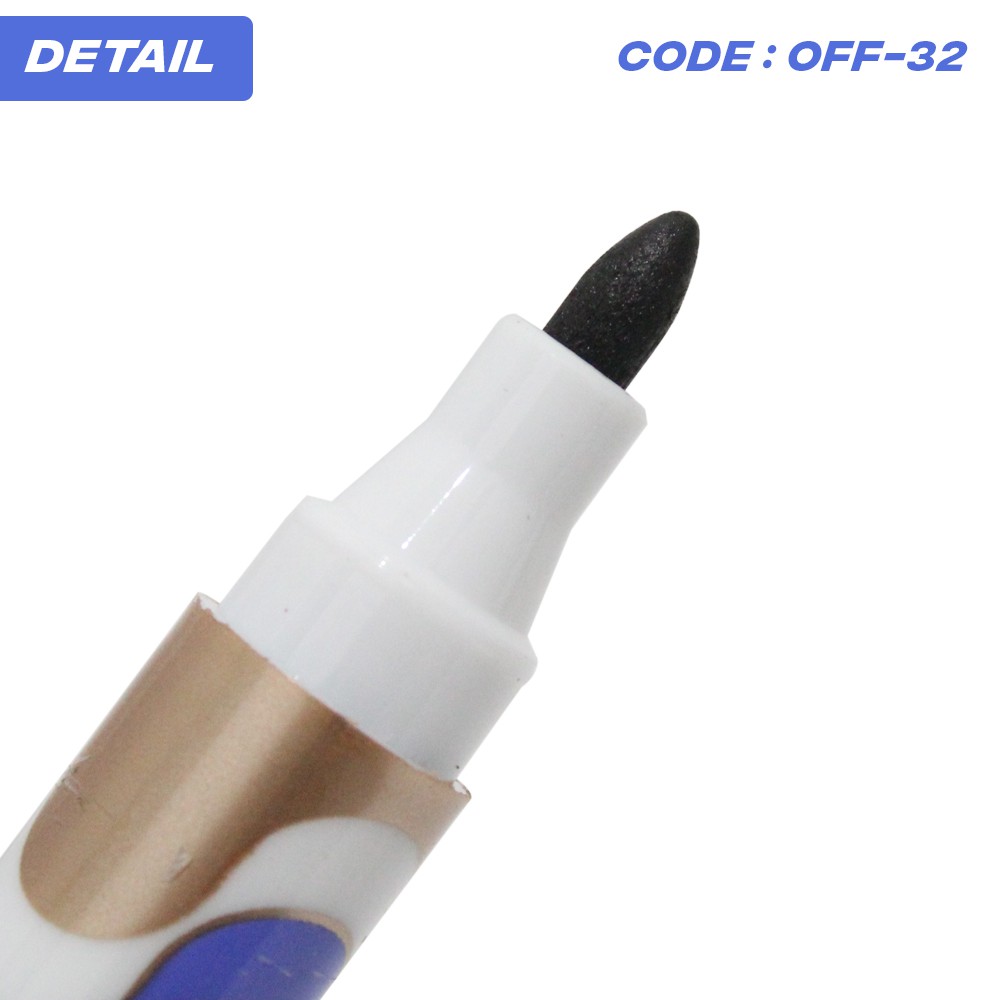 SPIDOL HITAM FASTER P70 PERMANEN DAN SPIDOL WHITE BOARD MARKER W500 FASTER . OFF-32