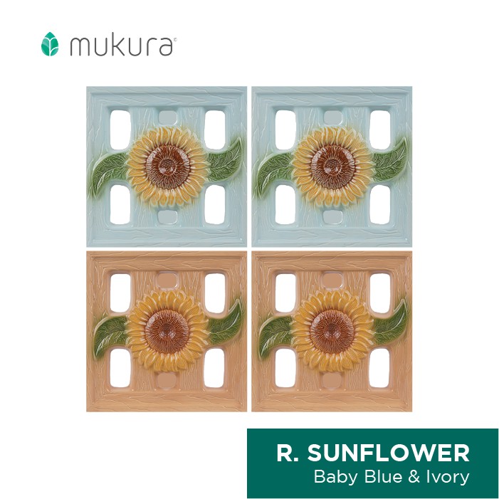Roster Keramik Mukura Sunflower 30 x 30 cm