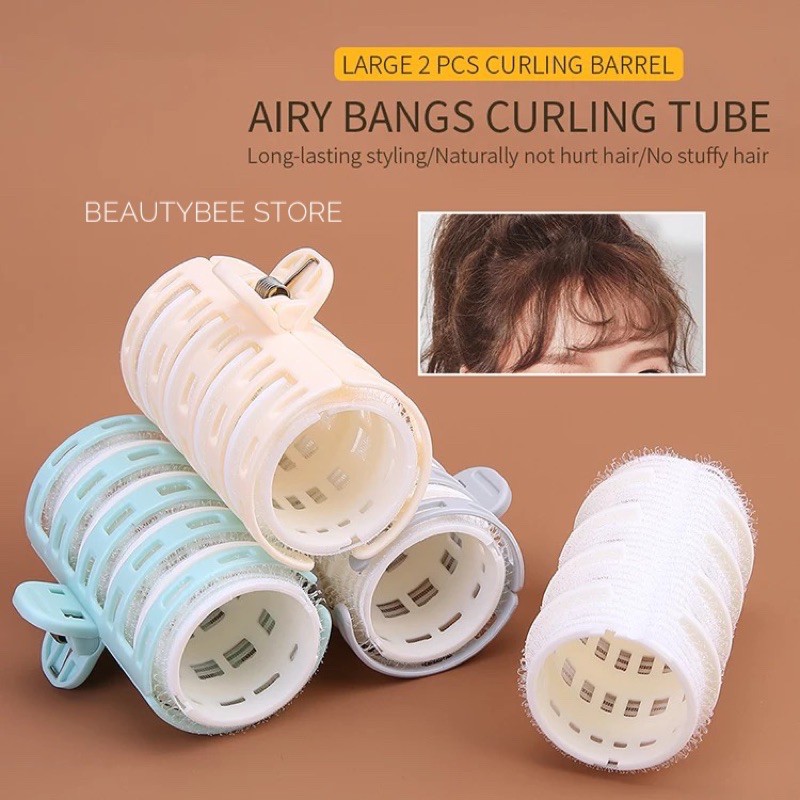 HAIR ROLLER/ ROLL RAMBUT VELCRO BESAR PONI/BANGS ISI 2 (C269)