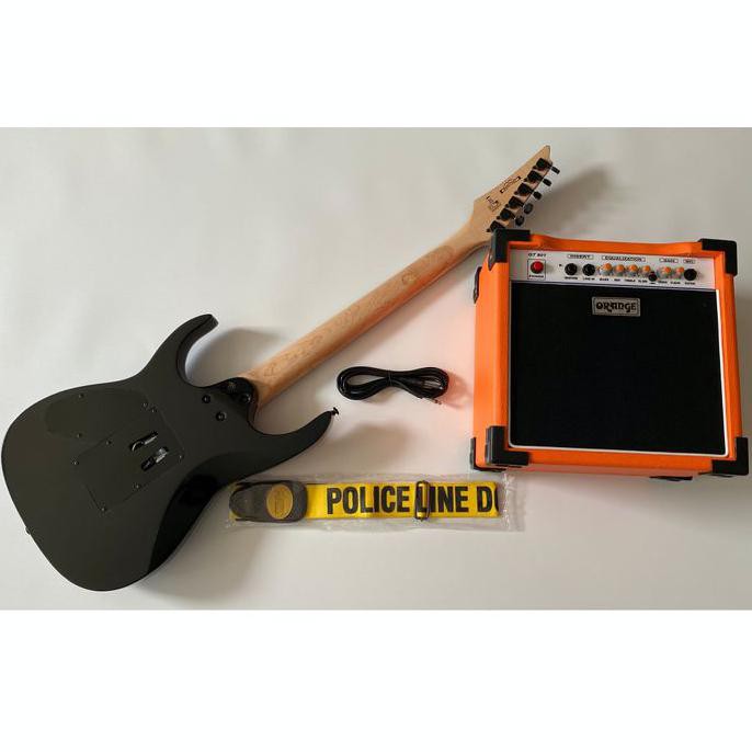 Gitar Ibanez Premium Paketan Ampli Orange 8 Inch + Kabel Jack & Strap