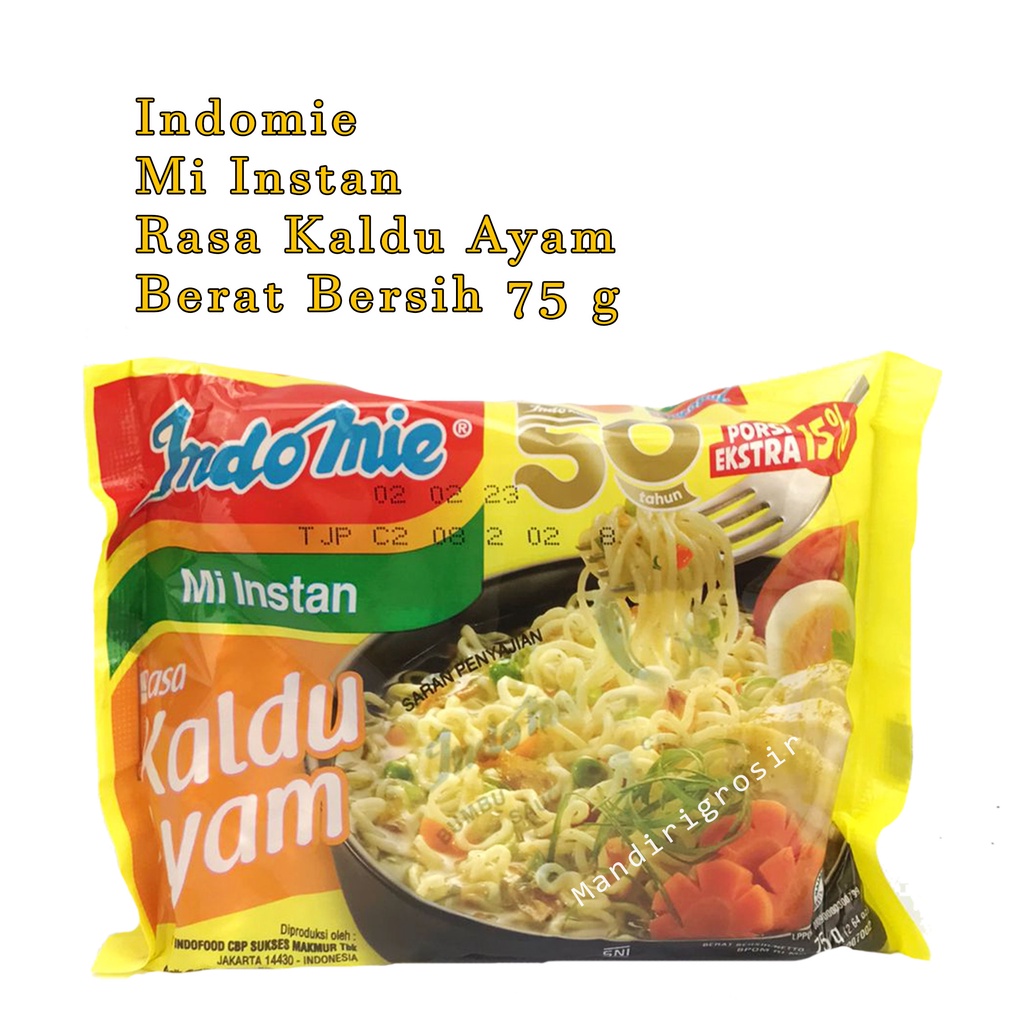 Mie instan * Indomie * kaldu ayam