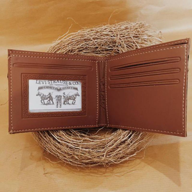 FASHION SALE!! Dompet Pria + BOX LJ800 Dompet Polos Material Kulit Sintetis Multicard - Black-1