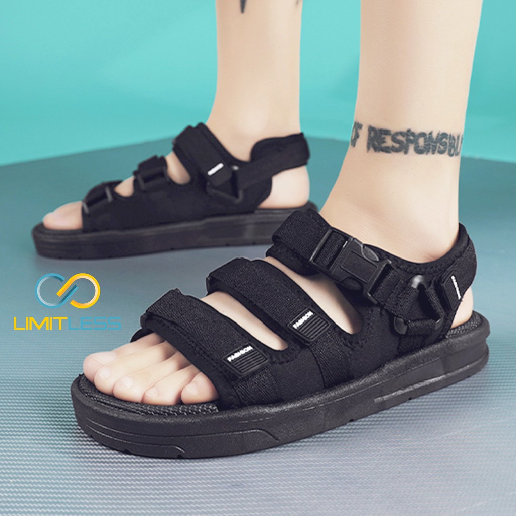 Sandal Pria Kasual Sandal Gunung Fashion Korea Keren Ringan Keren Nyaman sandal cowok consina