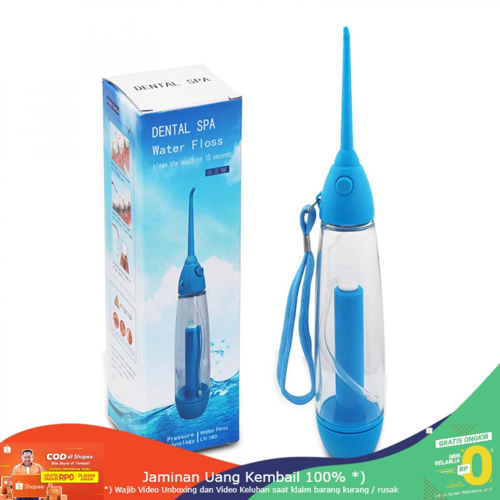 (BISA COD) RVOSTR AZDENT Semprotan Pembersih Sela Gigi Dental SPA Water Floss - AZ-007