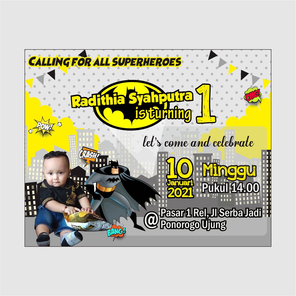 Paket Ultah Super Hero Batman