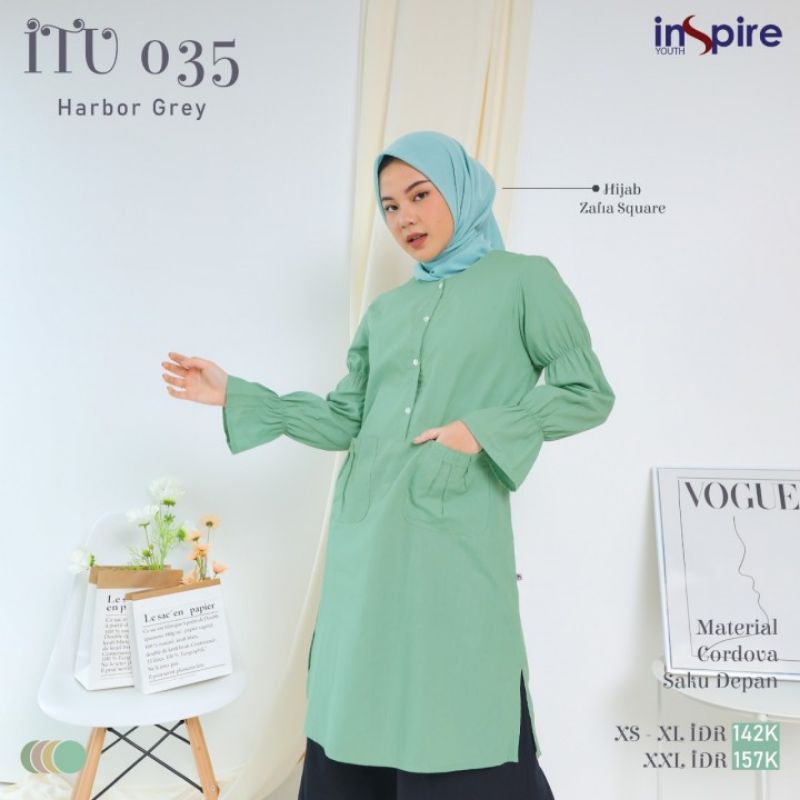 TUNIK INSPIRE ITU 035 atasan wanita fashion muslim