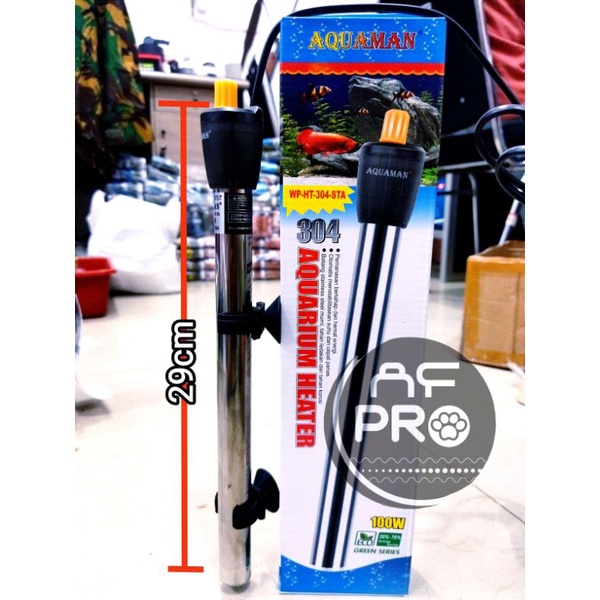 PROMO MURAH Heater stainless pemanas Aquarium AQUAMAN 100watt