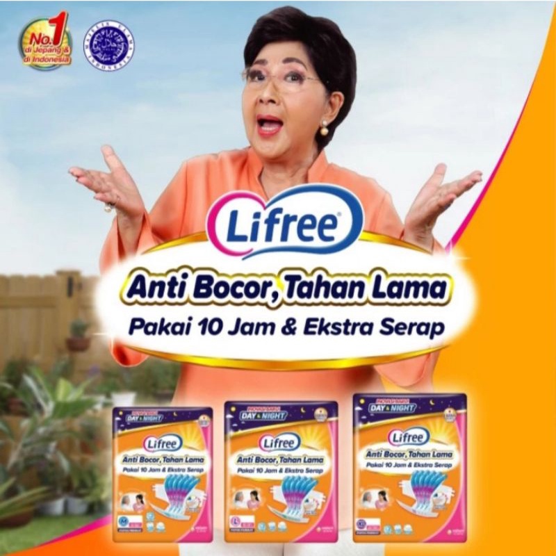 Popok Dewasa Lifree Tape Perekat M18 M 18