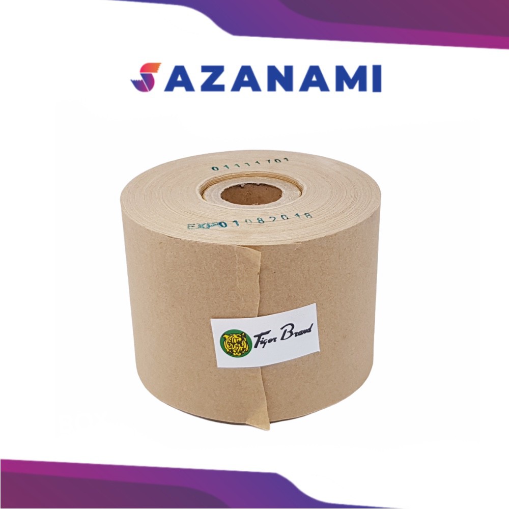 

gk Lakban Air 3" Inch x 100M Gummed Tape Ter Craft Paper Kraft Tape