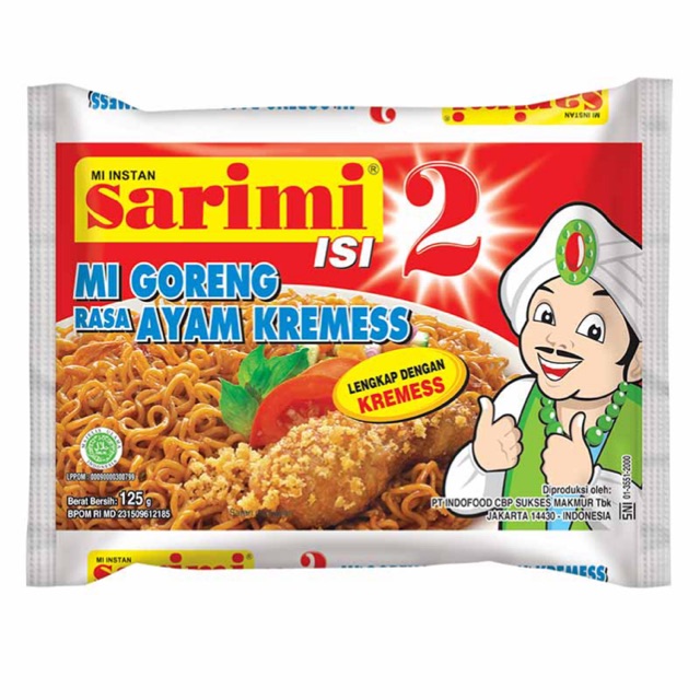 

SARIMI ISI 2 GORENG AYAM KREMES 125G