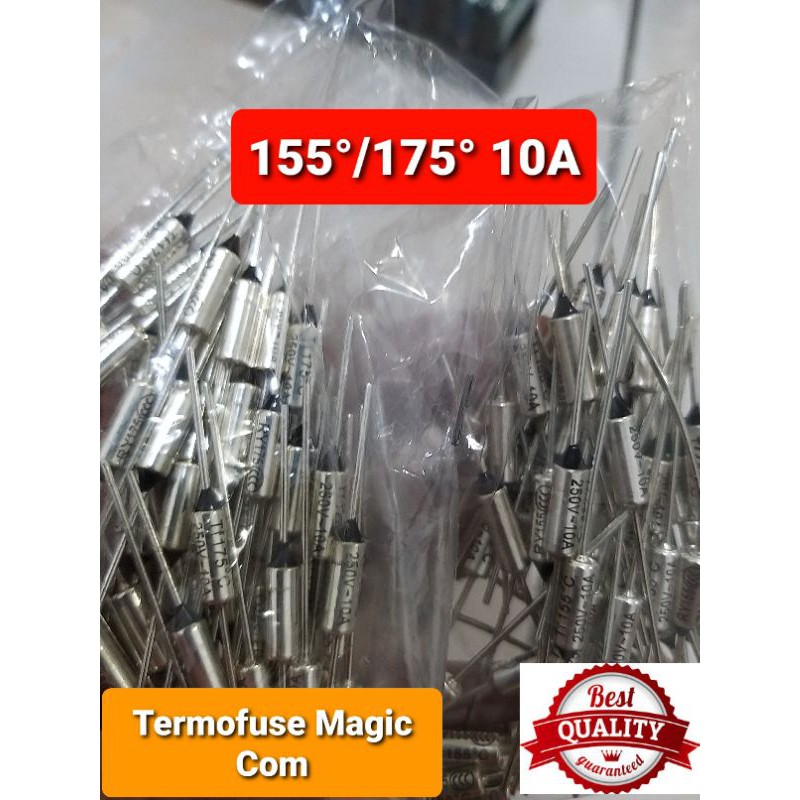 Sekering Magic Com Termofuse 10A 155° 165° dan 175°