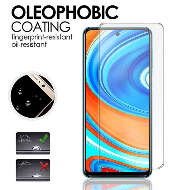 Tempered Glass Clear HD Xiaomi Redmi Note 9 Pro - TG Anti Gores Bening Redmi Note 9pro Full Layar