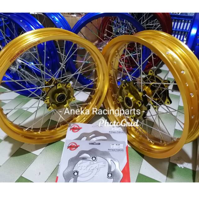 Velg crf 150l supermoto 300 350 17 siap pakai / pelak crf lingkaran 17