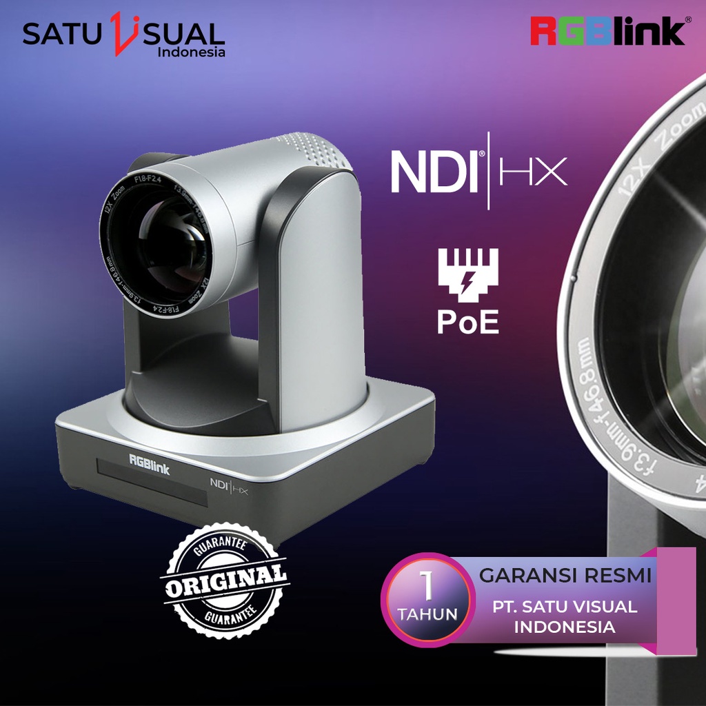 PTZ Camera with NDI + POE