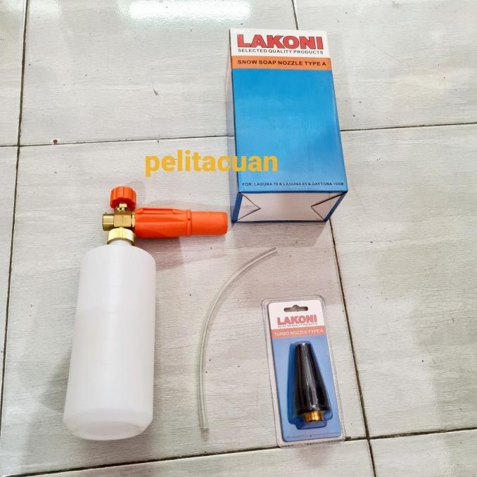 Tabung Foam Lance Lakoni Laguna 70 + Nozzle Turbo Lakoni Daytona 100M