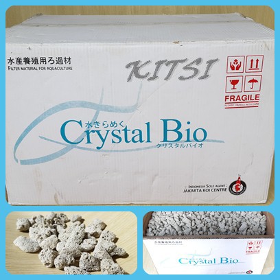 CRYSTAL BIO JAPAN / MEDIA FILTER BIO CRYSTAL BIO KRISTAL KOLAM KOI AQUARIUM ORI ORIGINAL