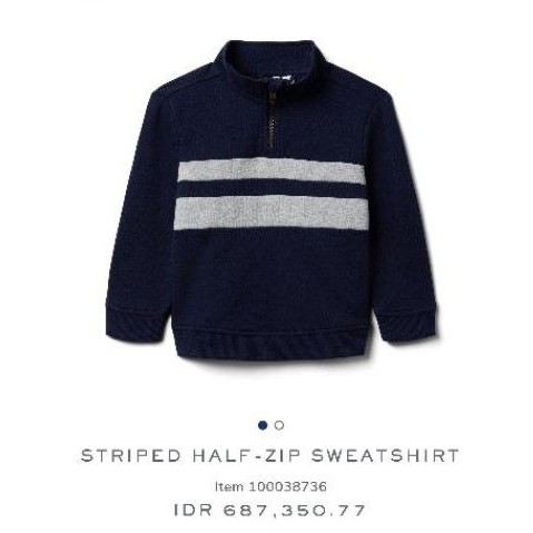 half zip sweatshirt