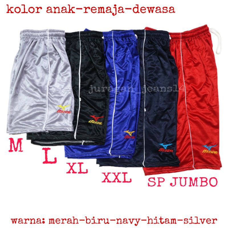 celana kolor anak-dewasa-remaja celana kolor M-L-XL-XXL-JUMBO celana santai celana olahraga