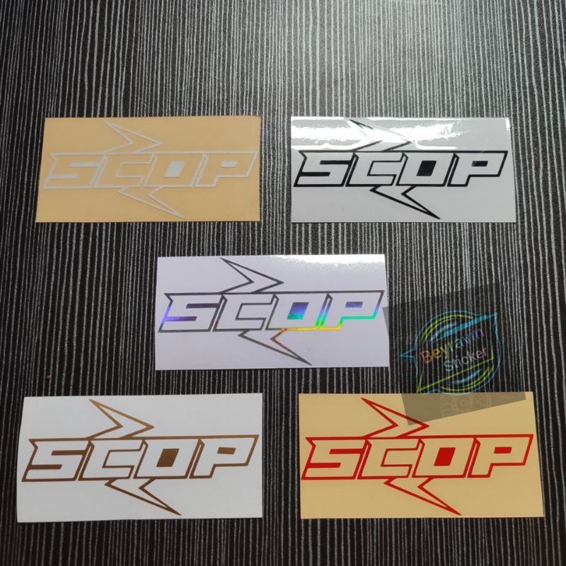 STICKER LOGO SCOP SCOOPY CUTTING