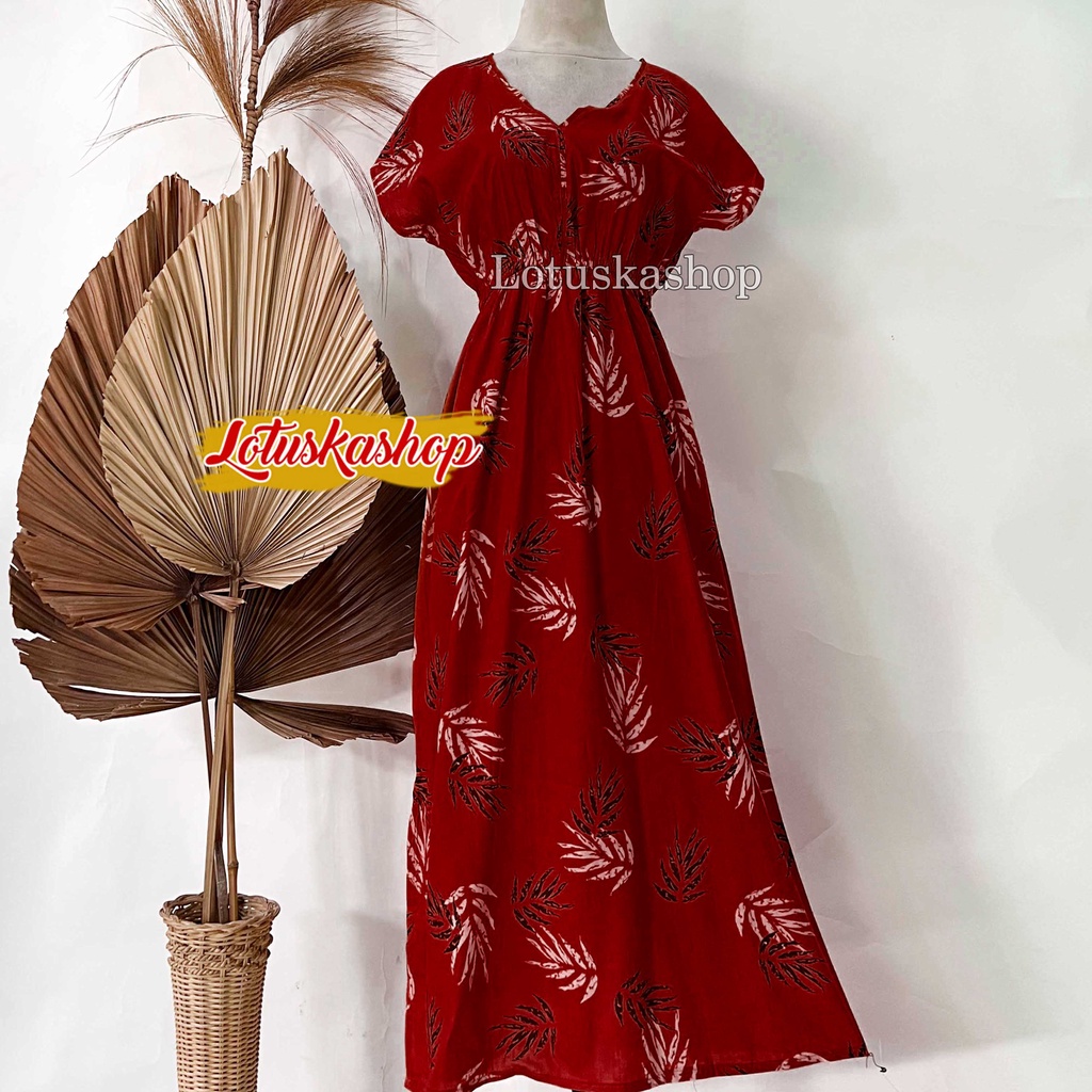 Dress Manohara Bali Panjang Mawar-Ayunia Maron