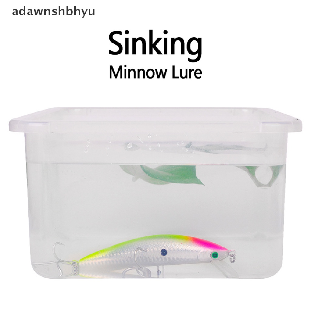 Adawnshbhyu Ikan Kecil Memancing Umpan 41g 13cm Besar Troli Bass Umpan 3X BKB Kait Tenggelam Swimbait