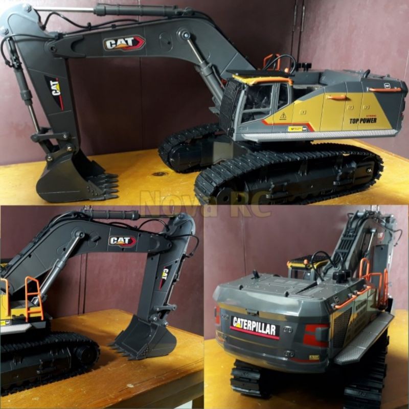 Set Stiker Untuk Huina 1592 1593 1594 RC Excavator 1:14 hitachi Caterpillar komatsu kobelco