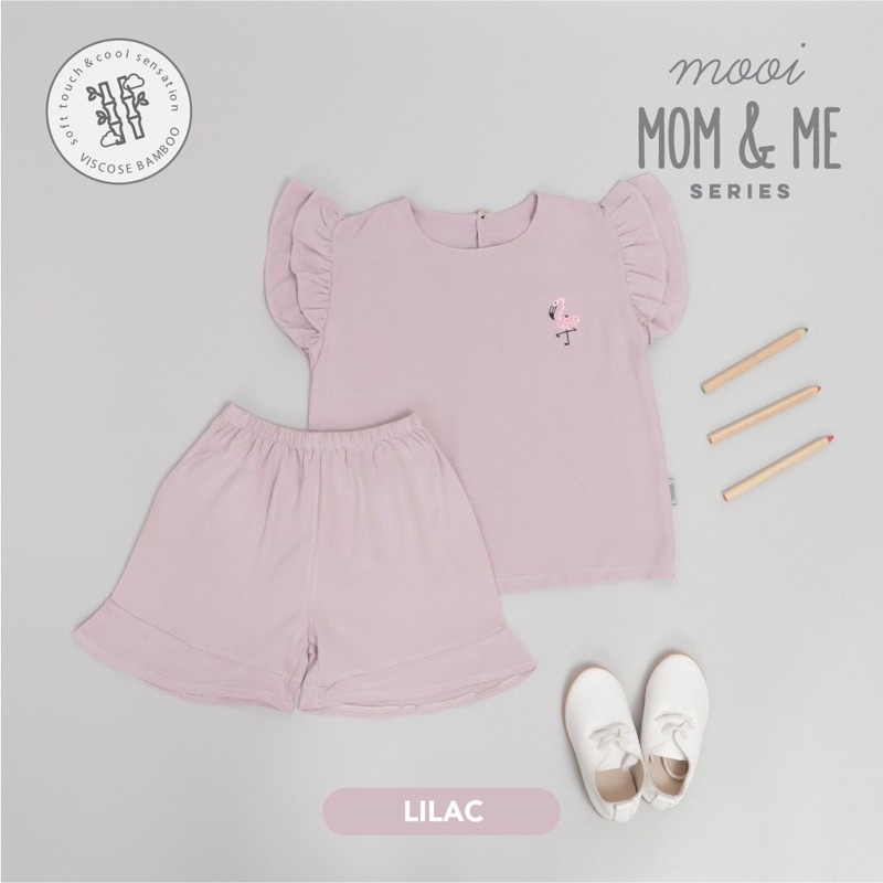 Mooi Set Anak Perempuan Kika Ruffle Set