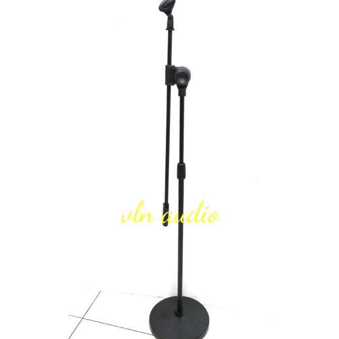 STAND MIC MICROPHONE KAKI BULAT ==