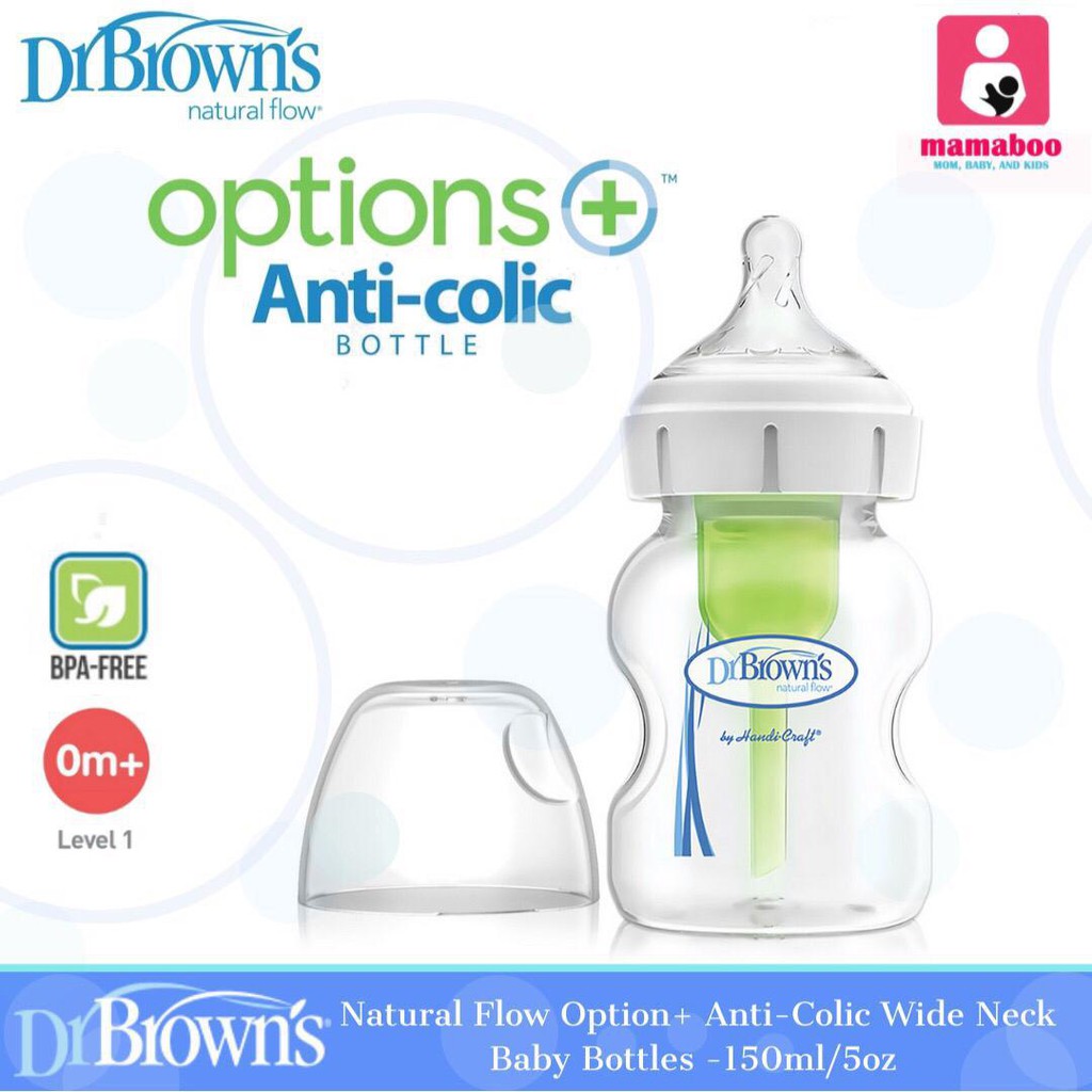 DR BROWNS Botol  Option Wide Neck PLUS 150ml