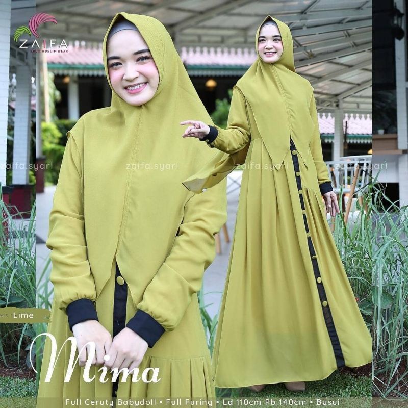 gamis syari mima syari khadijah syakila