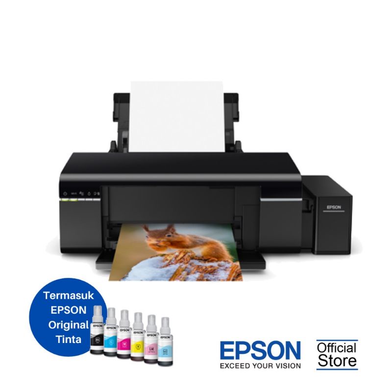 Second Printer Epson L805 Photo 6 Warna - Printer Inkjet Bekas Original Untuk Kebutuhan Case Custom