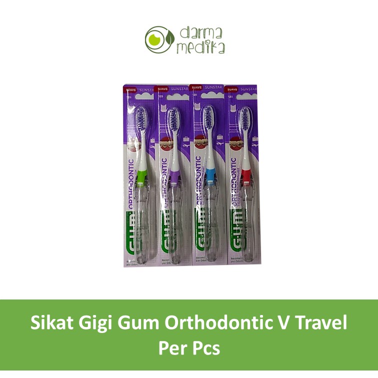 READY JKT Sikat gigi V travel GUM orto ortho behel braces kawat gigi ortodonti orthodonti