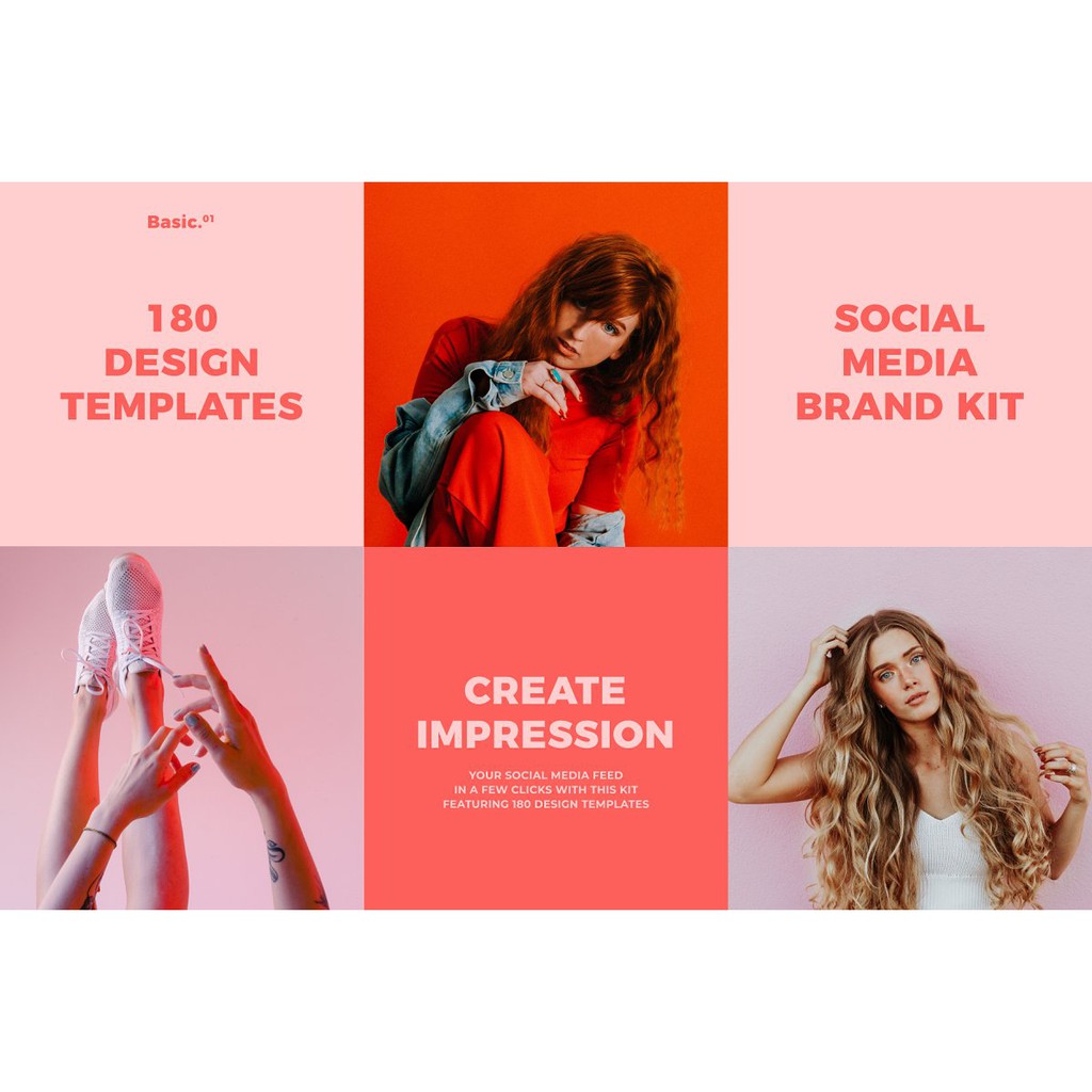 Basic Social Media Kit - Photoshop