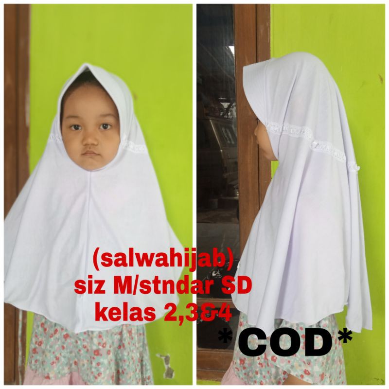 Kerudung Anak SD Standar (M)//Hijab instan anak
