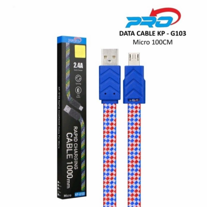 Kabel Data Charger USB Pro Type C Lightnin phone KP-G103