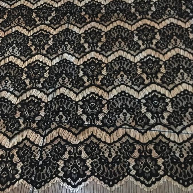 KAIN BROKAT SEMI PRANCIS 2,5 METER KEBAYA BRUKAT SEMI ITALY SEMI FRANC