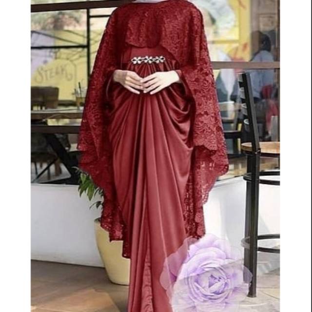Kaftan wanita,gamis wanita,baju lebaran wanita dewasa,gamis brukat wanita,gamis lebaran wanita