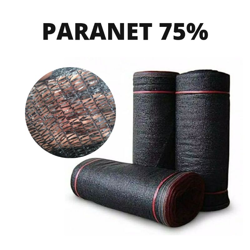 Paranet Jaring Atap Tanaman Shading Net Meteran Lebar 3 Meter 75%