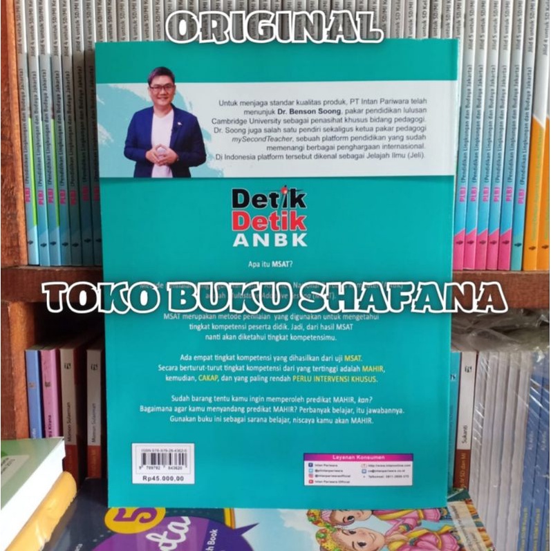 PAKET BUKU DETIK DETIK ANBK AKM NUMERASI &amp; LITERASI UNTUK SMP/MTs INTAN PARIWARA