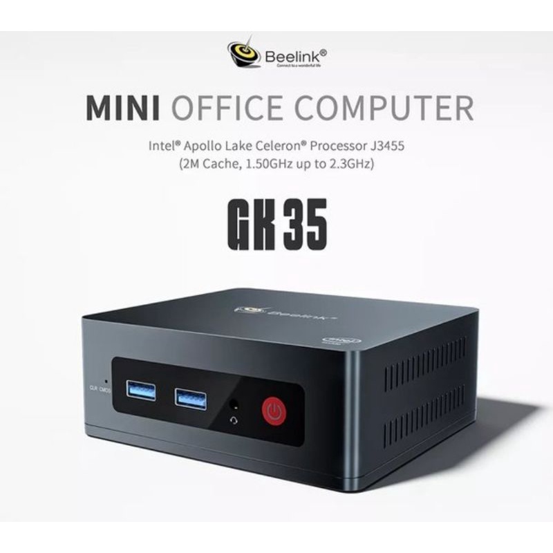 Mini PC Beelink GK35 8/128GB SSD Intel Quad J3455 Dual HDMI Windows 10