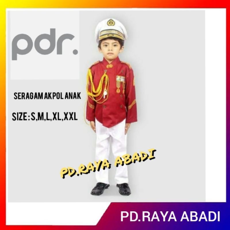baju akpol anak seragam akpol anal baju anak akpol merah baju cilik akpol akademi polisi anak
