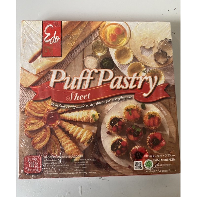 

Edo Puff Pastry 750 gr Frozen