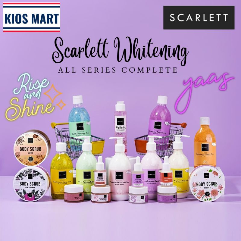 Scarlett Whitening Body Lotion | Shower Scrub | Body Scrub | Face Care | Hair Care