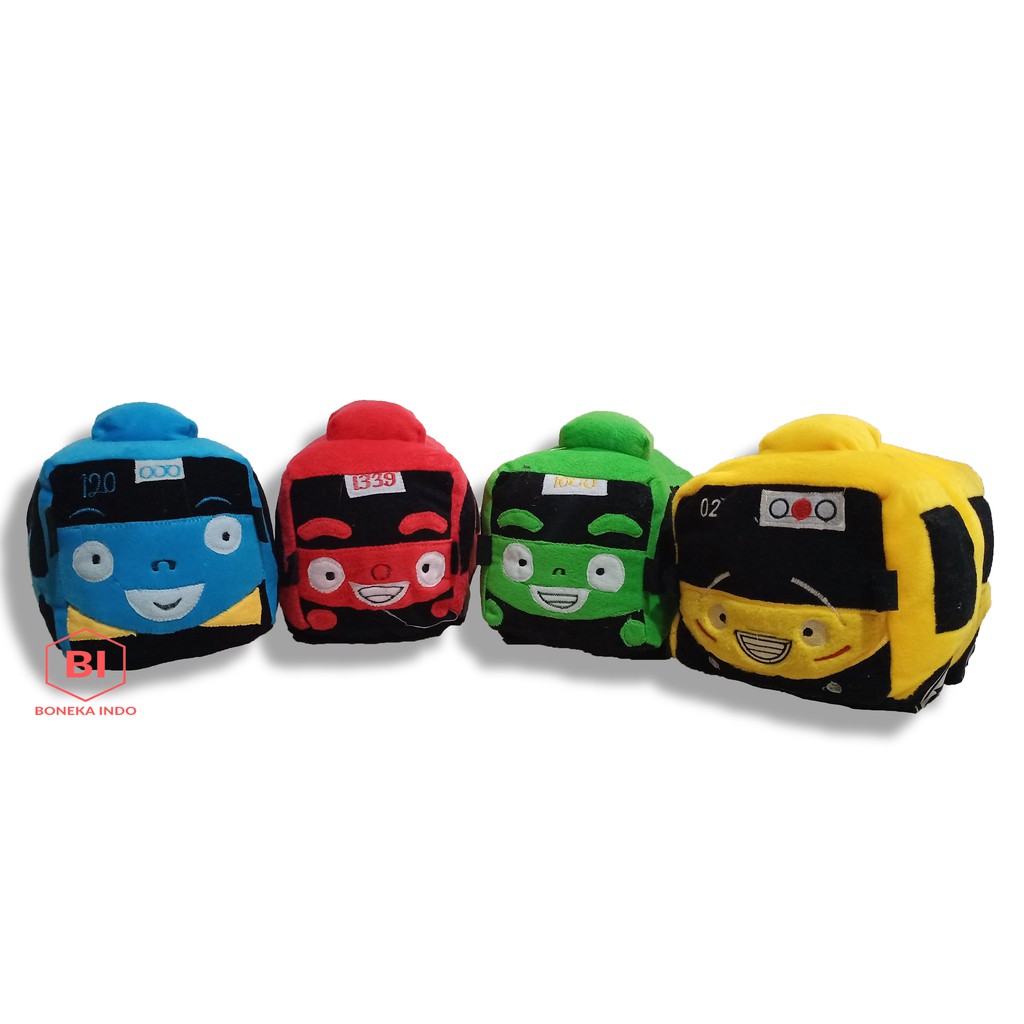 Boneka tayo little bus bordir ukuran M