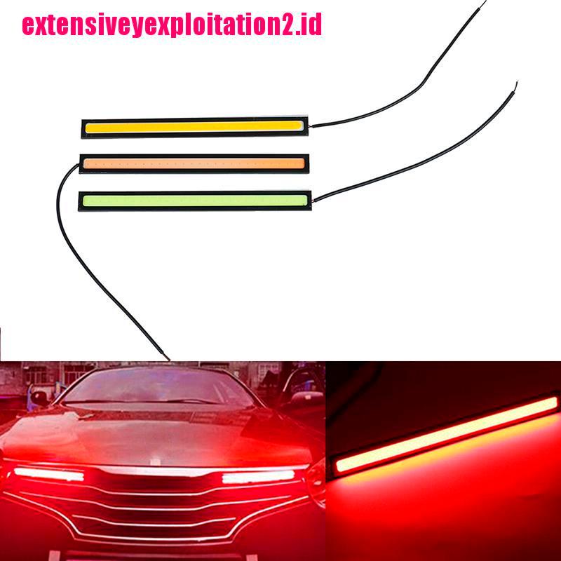 &lt; E2id &amp; &gt; 1Pc Lampu LED COB 17cm 12V Untuk DRL / fog lamp Mobil