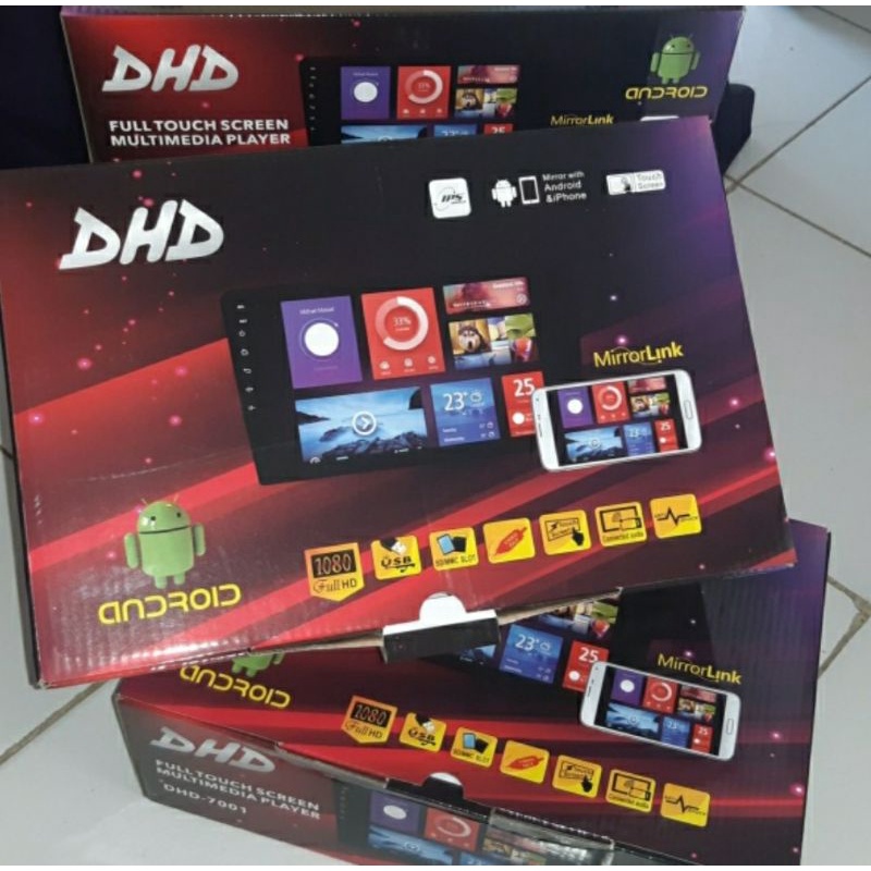 Universal Double din Android DHD 9 inchi plus Kamera Parkir