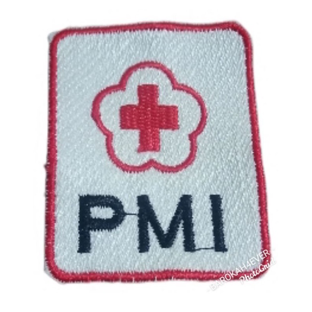 Bed Bordir PMI Bedge Logo Emblem Bordir PMI